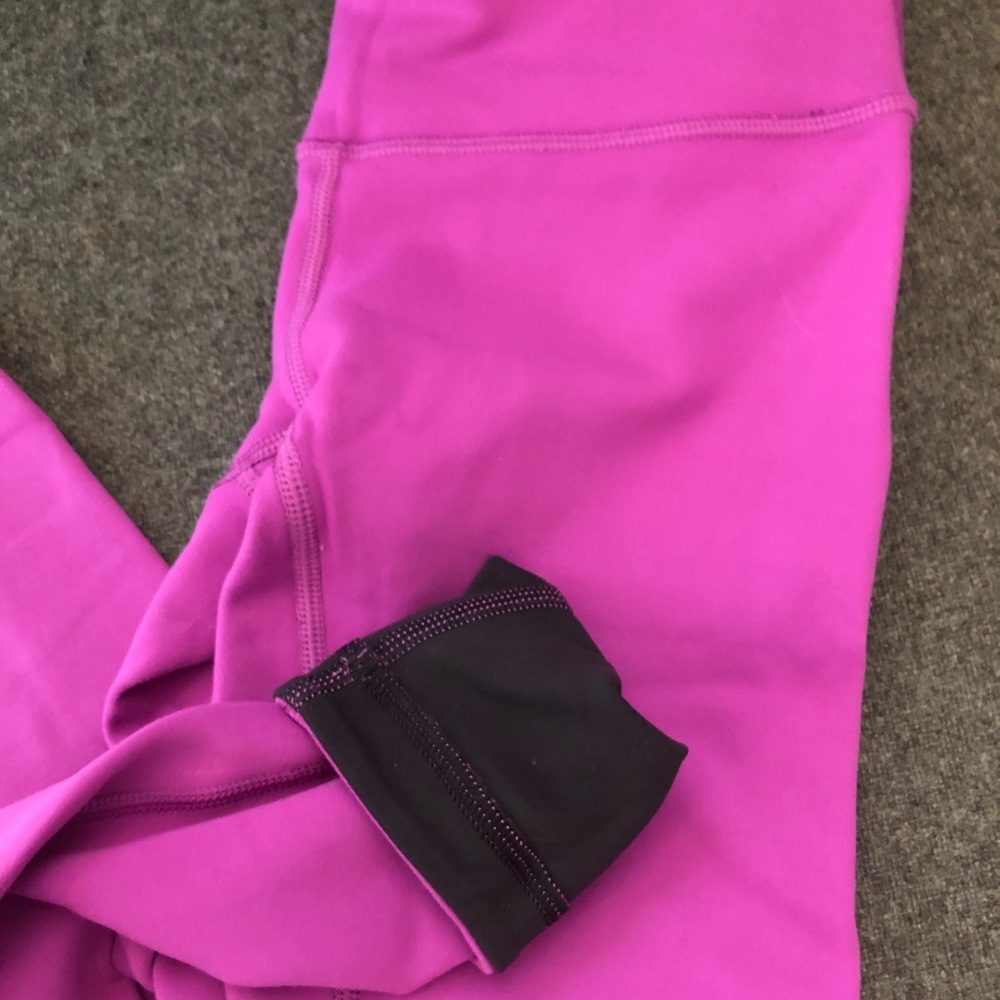 Lululemon full length reversible yoga pants